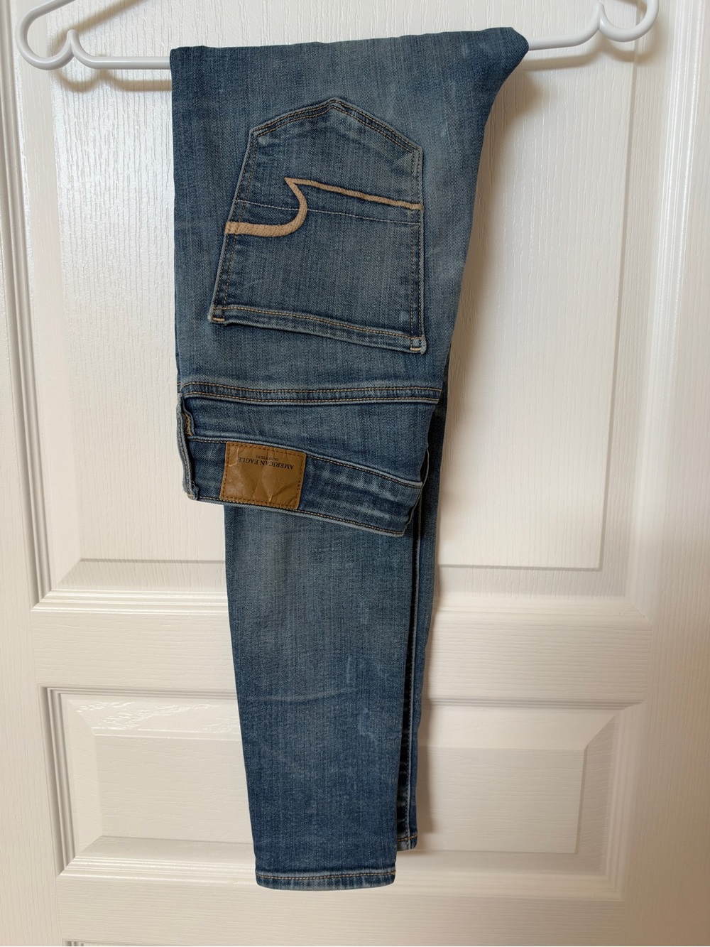 American Eagle Outfitters Women's Super High Rise Jeggings - Worn-in Style